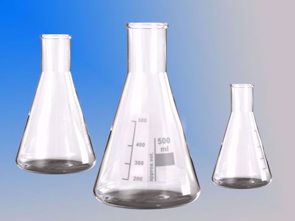 Kép: Erlenmeyer lombik, szűk nyakú V-100 ml