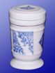 Picture of Jar with etching design 100 g blue