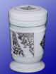 Picture of Jar with etching design 100 g black