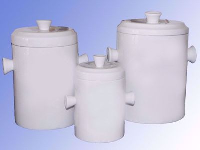 Picture of pharmaceutical vessel with lid 1000 ml